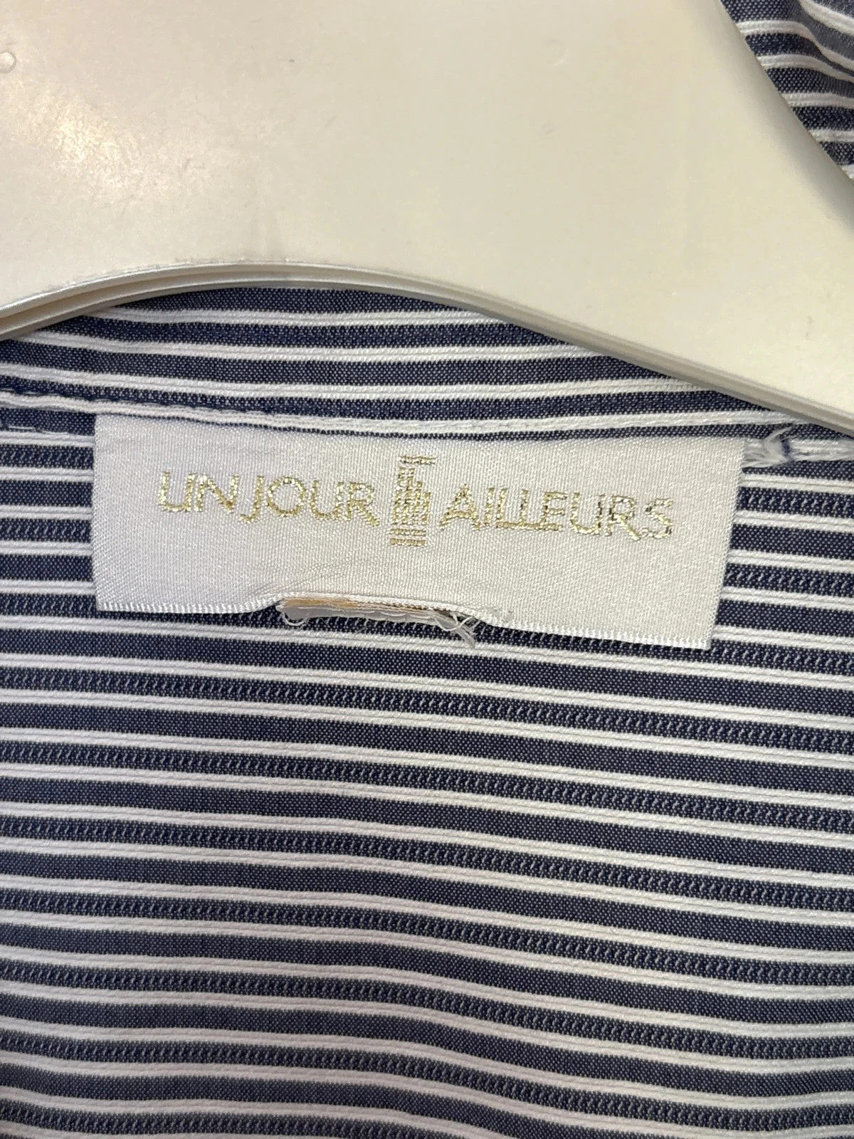Camisa a rayas gris y blanca talla L Un día Ailleurs – photo 6